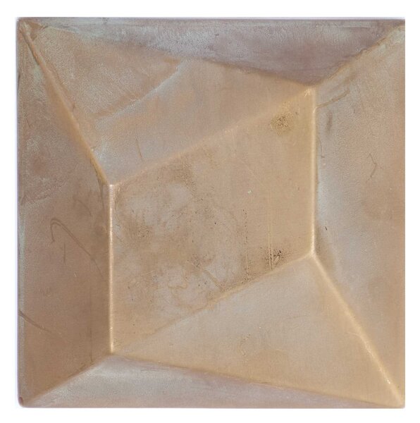 Moretti Luce Bornă luminoasă LED Aura Edge, înălțime 100 cm, alamă antică, IP65, Bronz / Alamă Veche, Alamă, Casă de țară / Rustic