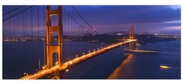 Tablou - Podul Golden Gate (120x50 cm)
