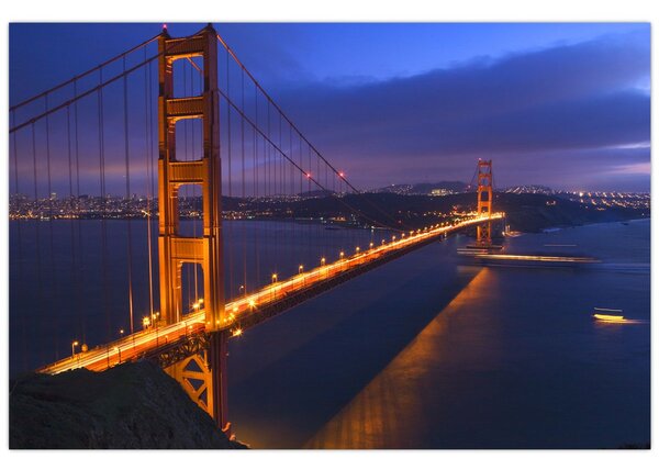 Tablou - Podul Golden Gate (90x60 cm)