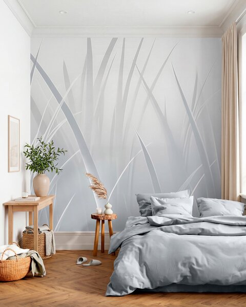 Tapet Iarbă, frunze ascuțite, Fototapet Natură, w05836 : Uwalls.ro