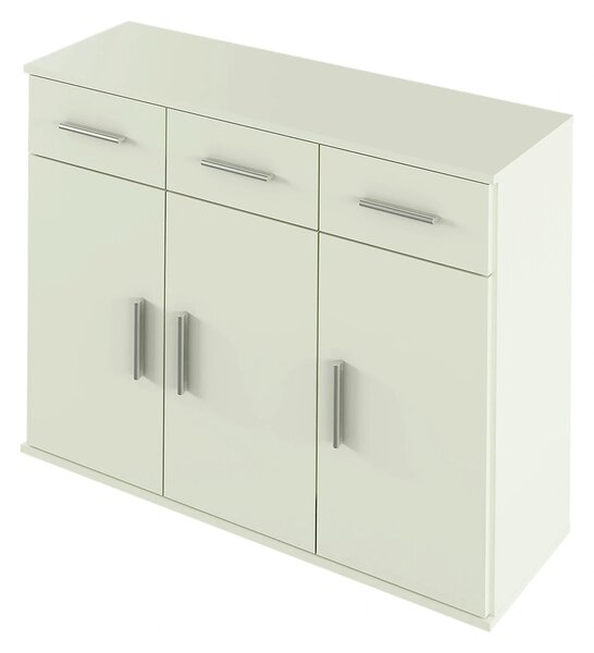 Comoda RESITA TYP 3, alb, DTD laminat, 105x35x80 cm