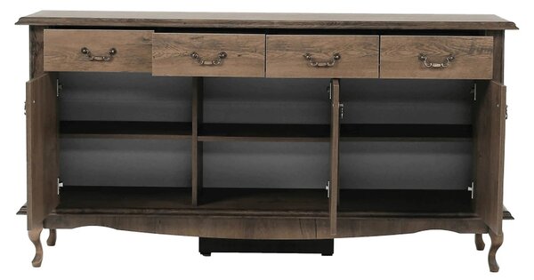 Comoda VILAR DA6, stejar lefkas, DTD laminat, 175x47x89 cm