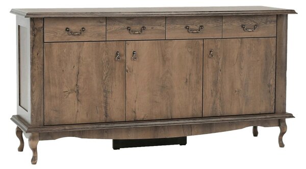 Comoda VILAR DA6, stejar lefkas, DTD laminat, 175x47x89 cm