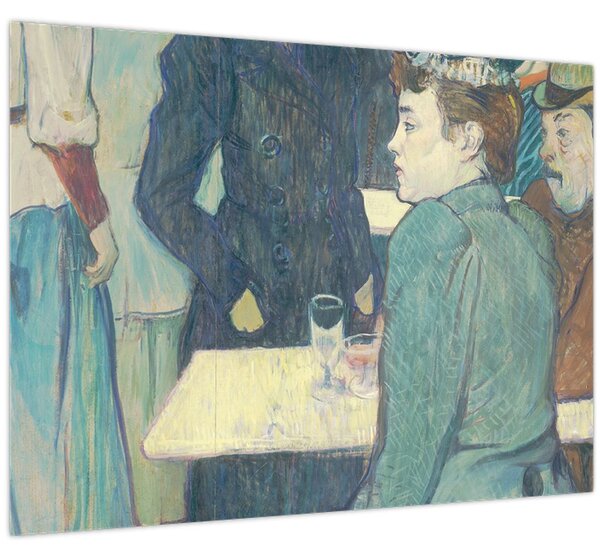 Tablou - Henri de Toulouse-Lautrec, A Corner of the Moulin de la Galette, reproducere (70x50 cm)