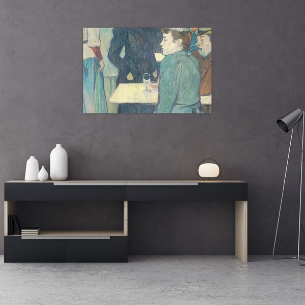 Tablou - Henri de Toulouse-Lautrec, A Corner of the Moulin de la Galette, reproducere (90x60 cm)