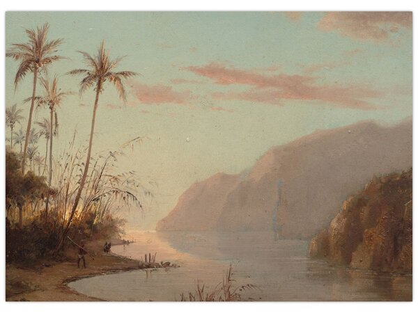 Tablou - Camille Pissarro, A creek in st. Thomas (Virgin Islands), reproducere (70x50 cm)