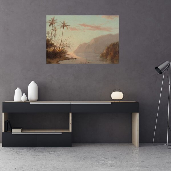 Tablou - Camille Pissarro, A creek in st. Thomas (Virgin Islands), reproducere (90x60 cm)