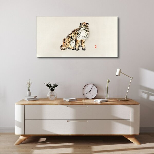 Tablou canvas Animale pisica tigru