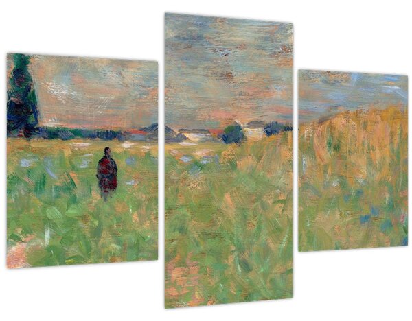 Tablou - Georges Seurat, A Summer Landscape, reproducere (90x60 cm)