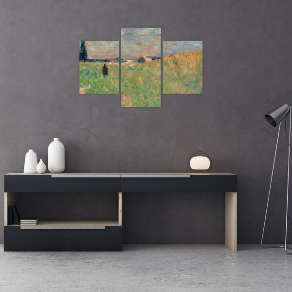 Tablou - Georges Seurat, A Summer Landscape, reproducere (90x60 cm)