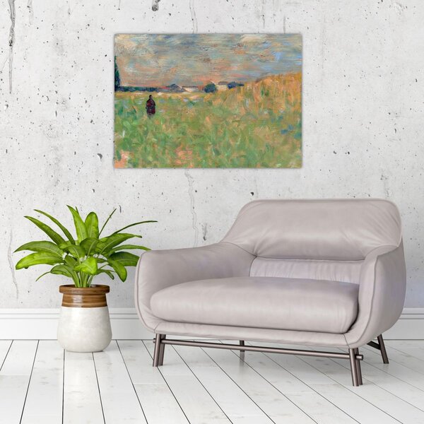 Tablou - Georges Seurat, A Summer Landscape, reproducere (70x50 cm)