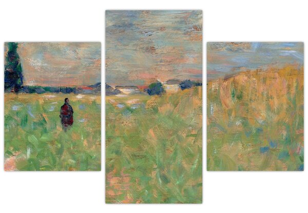 Tablou - Georges Seurat, A Summer Landscape, reproducere (90x60 cm)