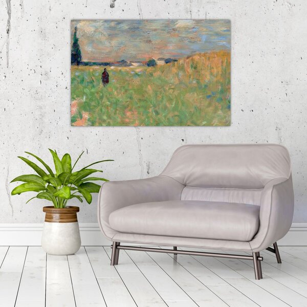 Tablou - Georges Seurat, A Summer Landscape, reproducere (90x60 cm)