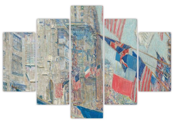 Tablou - Childe Hassam, Allies day, reproducere (150x105 cm)