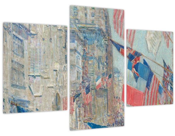 Tablou - Childe Hassam, Allies day, reproducere (90x60 cm)