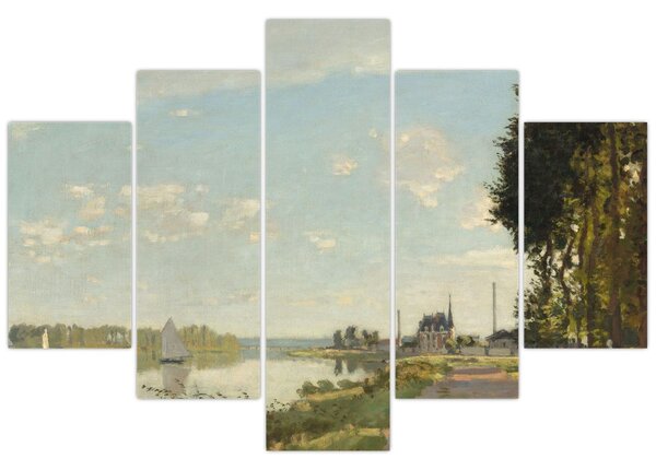 Tablou - Claude Monet, Argenteuil, reproducere (150x105 cm)