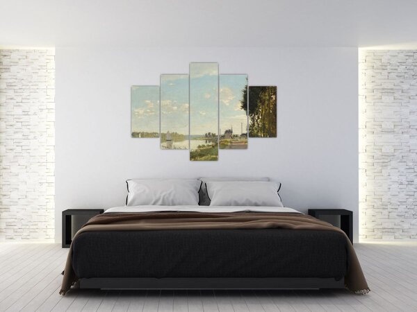 Tablou - Claude Monet, Argenteuil, reproducere (150x105 cm)