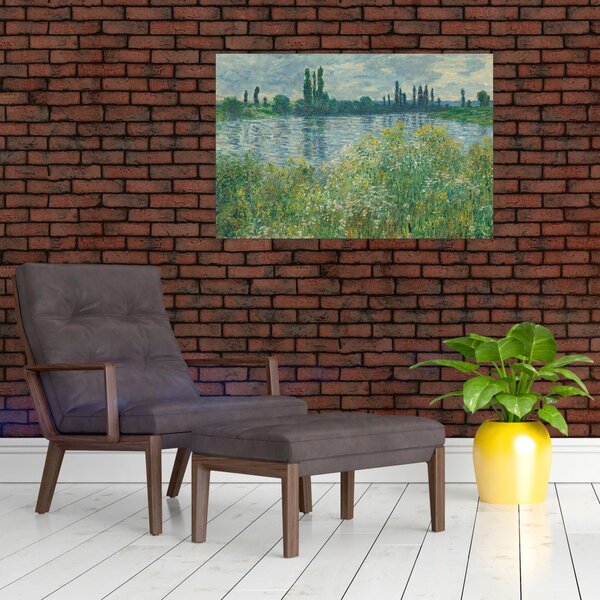 Tablou - Claude Monet, Banks of the Seine, reproducere (90x60 cm)