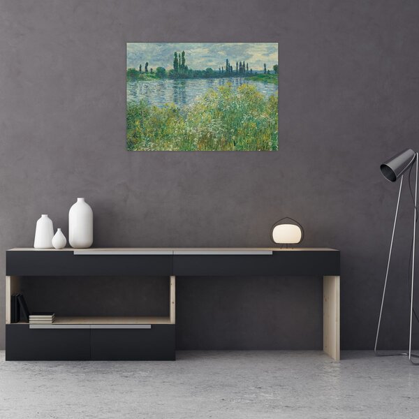 Tablou - Claude Monet, Banks of the Seine, reproducere (70x50 cm)