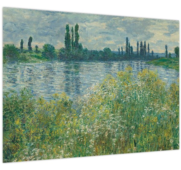 Tablou - Claude Monet, Banks of the Seine, reproducere (70x50 cm)