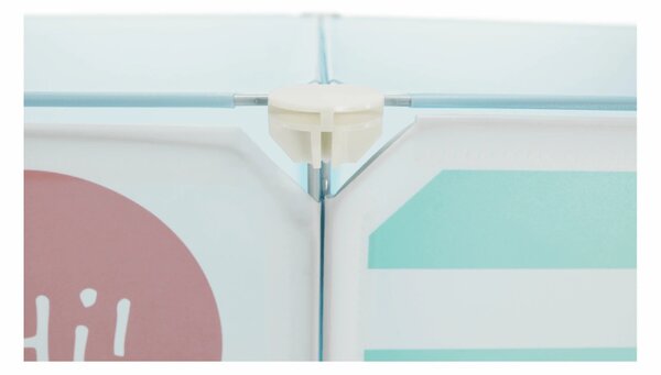 Dulap copii EDRIN, multicolor, metal/plastic, 75x37x147 cm