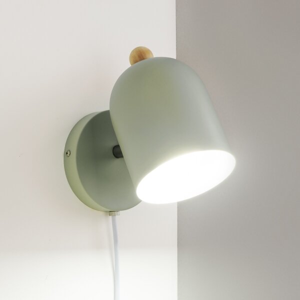 Brilagi - Aplica spot de perete GALLION 1xE27/15W/230V verde