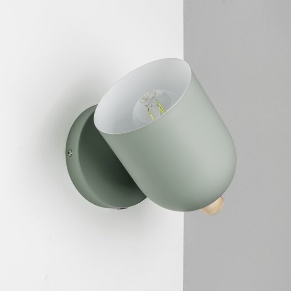 Brilagi - Aplica spot de perete GALLION 1xE27/15W/230V verde