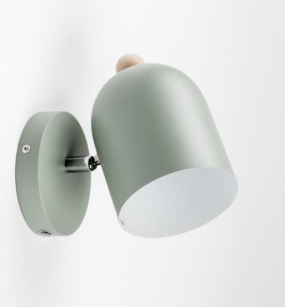Brilagi - Aplica spot de perete GALLION 1xE27/15W/230V verde