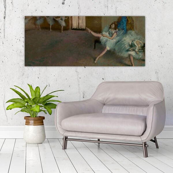 Tablou - Edgar Degas, Before the Ballet, reproducere (120x50 cm)
