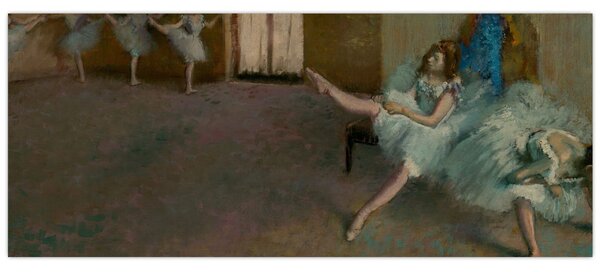 Tablou - Edgar Degas, Before the Ballet, reproducere (120x50 cm)