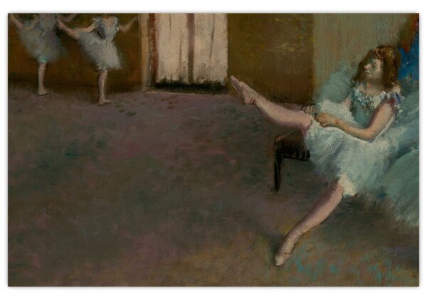 Tablou - Edgar Degas, Before the Ballet, reproducere (90x60 cm)