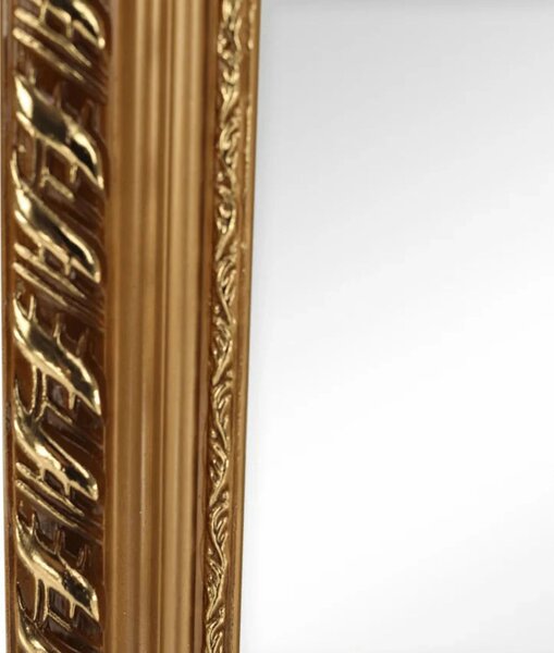 Oglinda LAVAL, auriu, metal/lemn, 40x150 cm