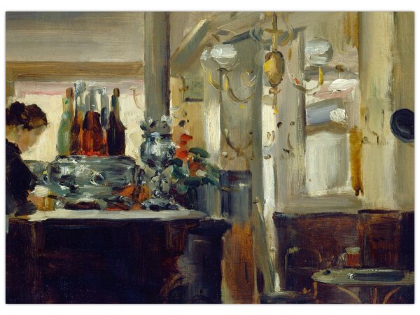 Tablou - Style of Edouard Manet, Bon Bock Cafe, reproducere (70x50 cm)