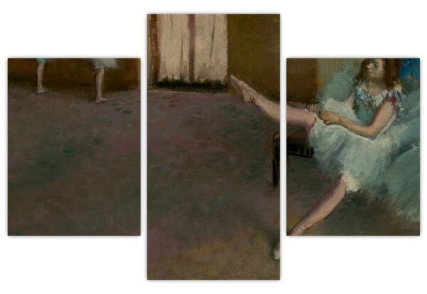 Tablou - Edgar Degas, Before the Ballet, reproducere (90x60 cm)