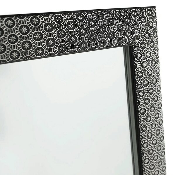 Oglinda LAVAL, negru, metal/lemn, 40x150 cm
