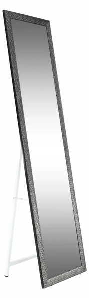 Oglinda LAVAL, negru, metal/lemn, 40x150 cm