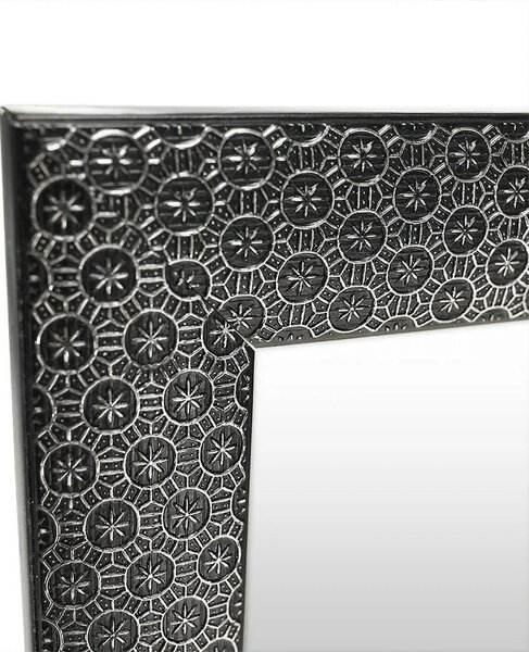 Oglinda LAVAL, negru, metal/lemn, 40x150 cm