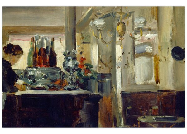 Tablou - Style of Edouard Manet, Bon Bock Cafe, reproducere (90x60 cm)