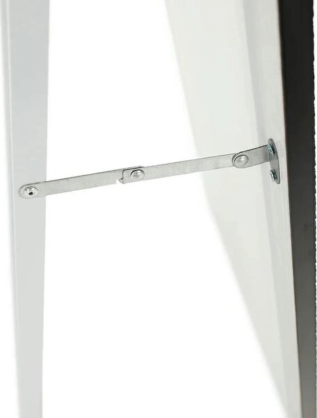 Oglinda LAVAL, negru, metal/lemn, 40x150 cm