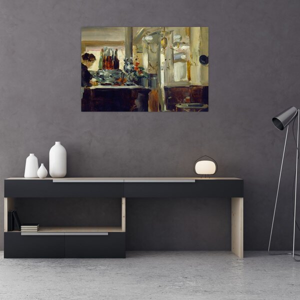 Tablou - Style of Edouard Manet, Bon Bock Cafe, reproducere (90x60 cm)