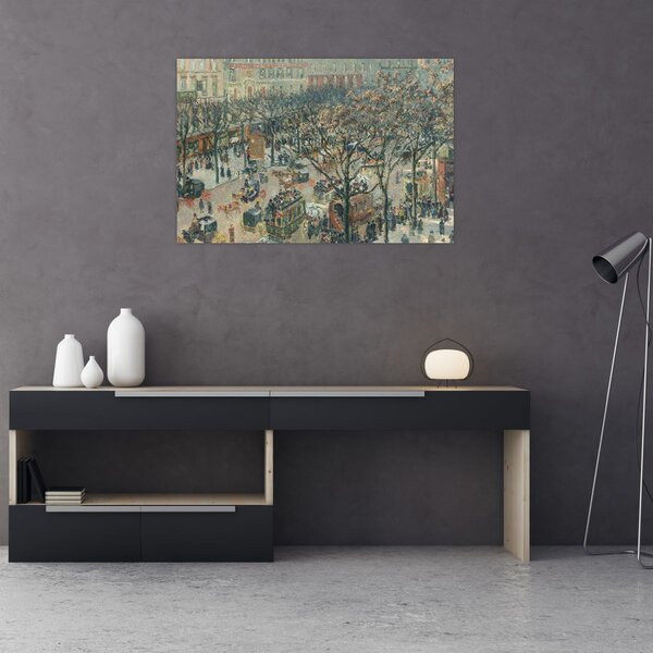 Tablou - Camille Pissarro, Boulevard des Italiens, Morning, Sunlight, reproducere (90x60 cm)
