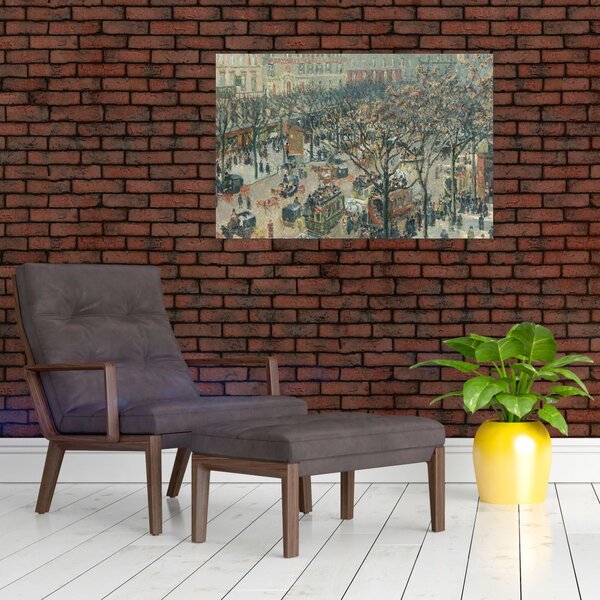 Tablou - Camille Pissarro, Boulevard des Italiens, Morning, Sunlight, reproducere (90x60 cm)