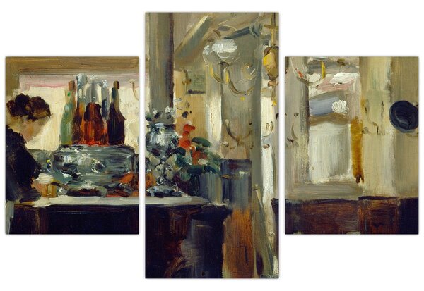 Tablou - Style of Edouard Manet, Bon Bock Cafe, reproducere (90x60 cm)