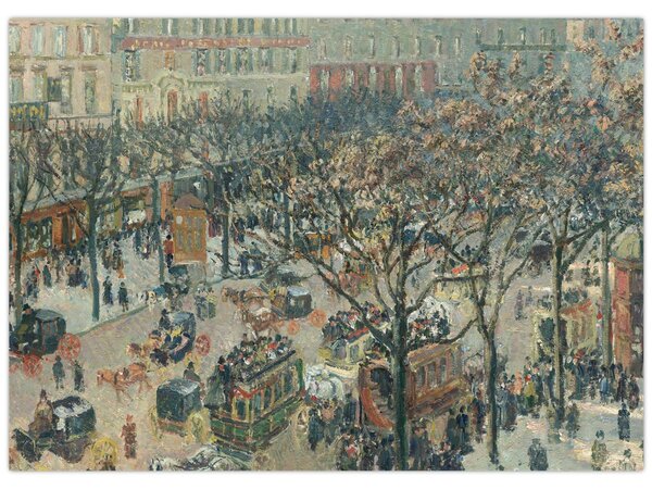 Tablou - Camille Pissarro, Boulevard des Italiens, Morning, Sunlight, reproducere (70x50 cm)