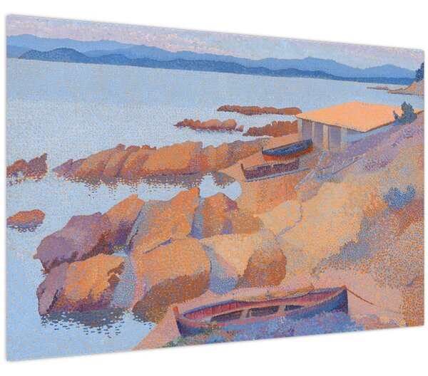 Tablou - Henri Edmond Cross, Calanque des Antibois, reproducere (90x60 cm)