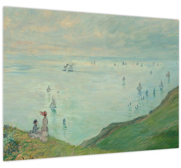 Tablou - Henri Fantin-Latour, Cliffs at Pourville, reproducere (70x50 cm)