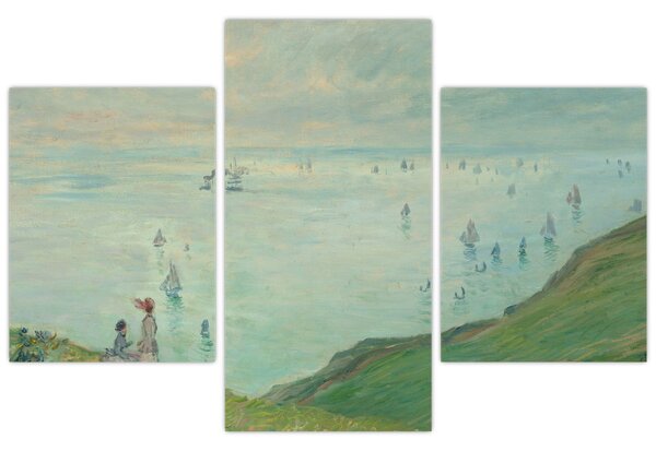 Tablou - Henri Fantin-Latour, Cliffs at Pourville, reproducere (90x60 cm)