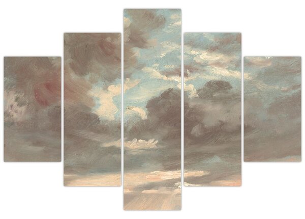 Tablou - John Constable, Cloud Study Stormy Sunset, reproducere (150x105 cm)
