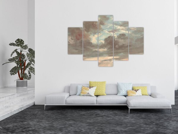 Tablou - John Constable, Cloud Study Stormy Sunset, reproducere (150x105 cm)