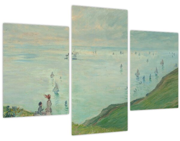 Tablou - Henri Fantin-Latour, Cliffs at Pourville, reproducere (90x60 cm)